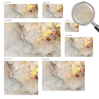 Fototapet för barn Färgglatt landskap