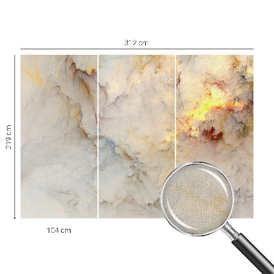 Fototapet för barn Färgglatt landskap