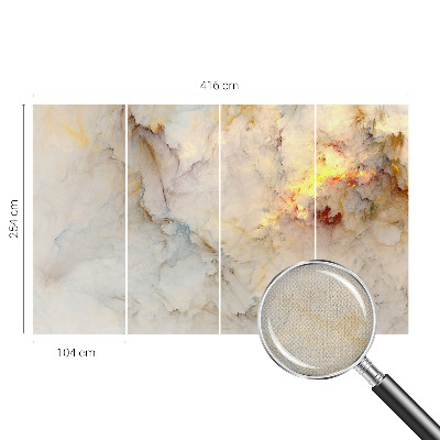 Fototapet för barn Färgglatt landskap