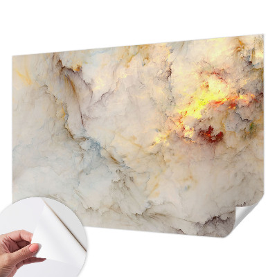 Fototapet för barn Färgglatt landskap