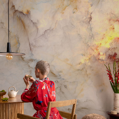 Fototapet för barn Färgglatt landskap