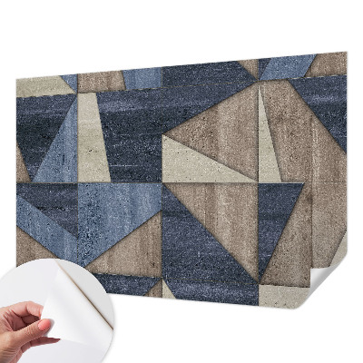 3D fototapet Geometriska mönster