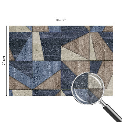 3D fototapet Geometriska mönster