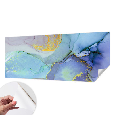 Peel and stick fototapet med akvarellformer