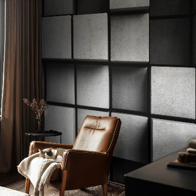 Självhäftande fotovägg Geometriska kuber