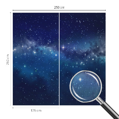 Fototapet för barn Stjärnklar natt