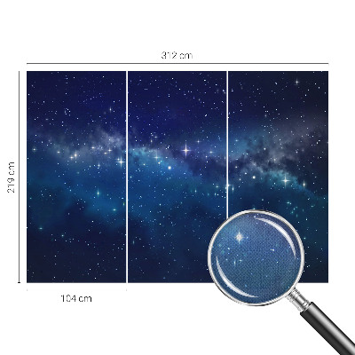 Fototapet för barn Stjärnklar natt