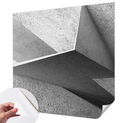 Peel and stick fototapet med geometriska strukturer