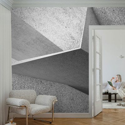 Peel and stick fototapet med geometriska strukturer