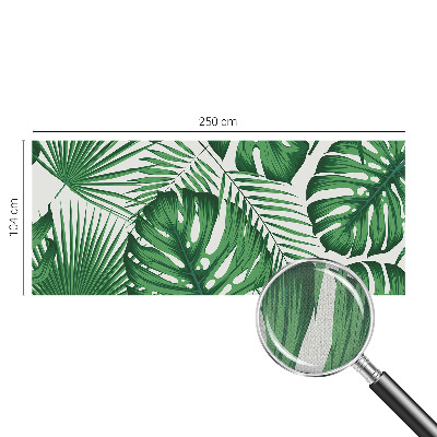 Fototapet barn med tropiska löv i barnvänlig design
