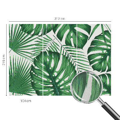 Fototapet barn Tropiska löv