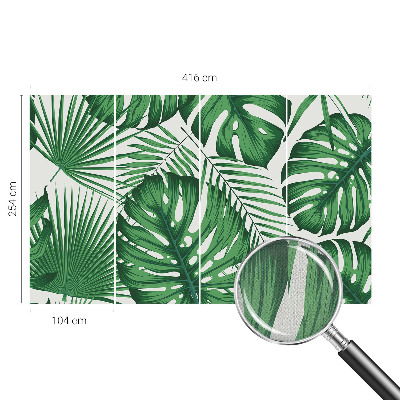 Fototapet barn Tropiska löv