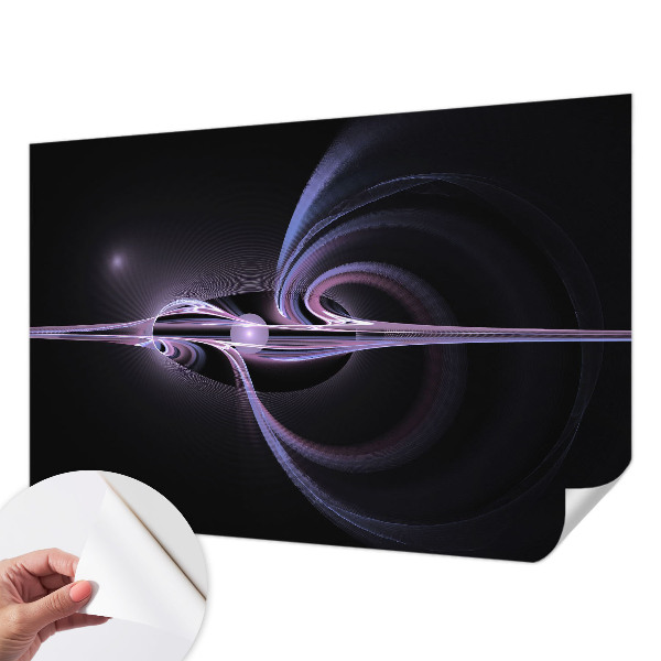 Självhäftande fototapet med motiv av kosmisk abstraktion