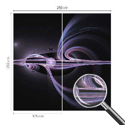 Självhäftande fototapet med motiv av kosmisk abstraktion