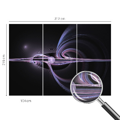 Självhäftande fototapet med motiv av kosmisk abstraktion