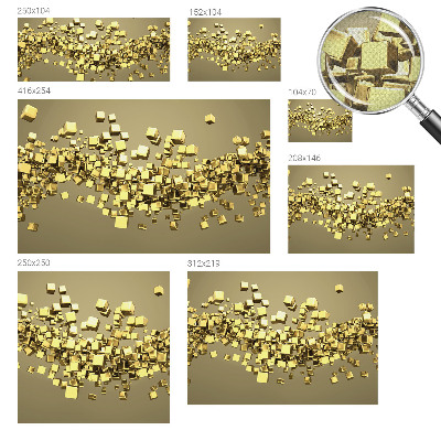 Fototapet barn Kreativa kuber