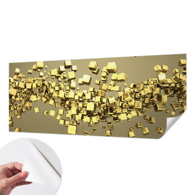 Fototapet barn med ett mönster av kreativa kuber