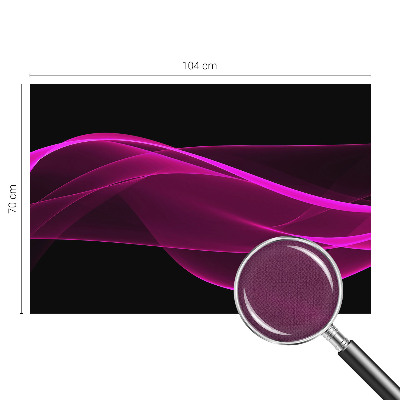 Peel and stick fototapet med motiv av ett rosa band