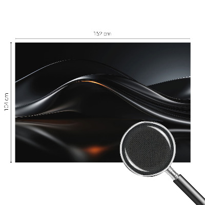 3D fototapet Metalliska vågor