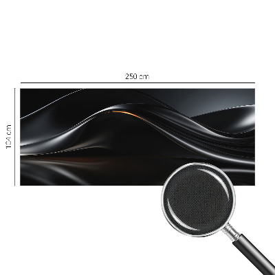 3D fototapet Metalliska vågor