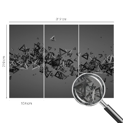 Fototapet barnrum Geometriska abstraktioner