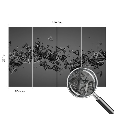 Fototapet barnrum med geometriska abstraktioner