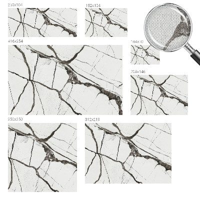 Självhäftande fototapet Marmor spricker