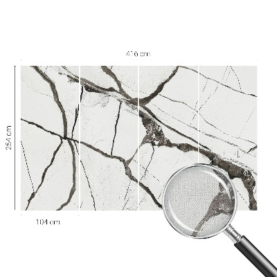 Självhäftande fototapet Marmor spricker
