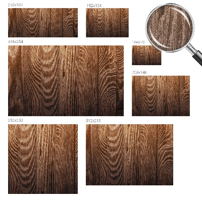 Fototapet för barn Träringar