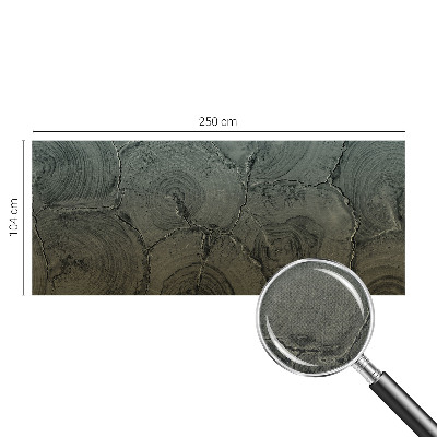 Självhäftande fotovägg Träringar