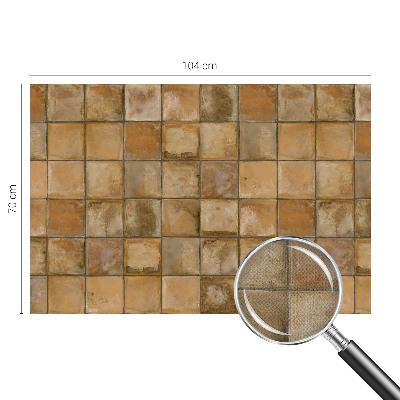 Peel and stick fototapet med rustik mosaik