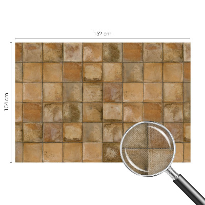 Peel and stick fototapet med rustik mosaik