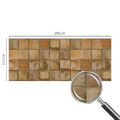 Peel and stick fototapet med rustik mosaik