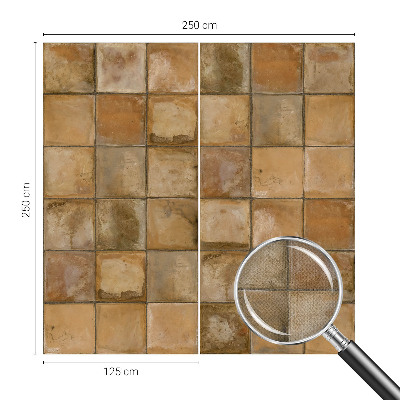 Peel and stick fototapet med rustik mosaik