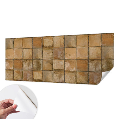 Peel and stick fototapet med rustik mosaik