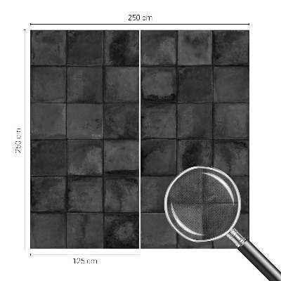 Fototapet barn Grå kakelplattor