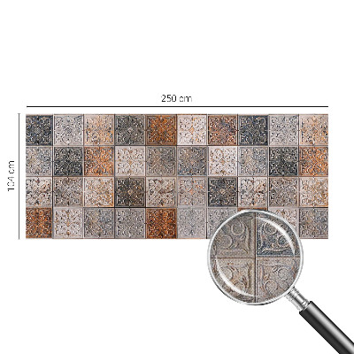 Fototapet barnrum Dekorativa plattor