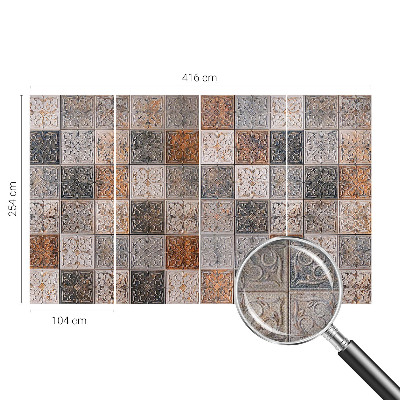 Fototapet barnrum Dekorativa plattor