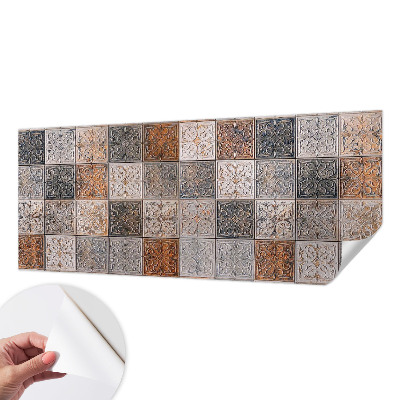 Fototapet barnrum Dekorativa plattor