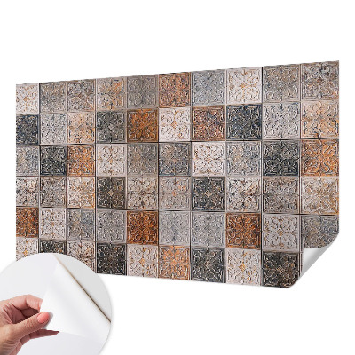 Fototapet barnrum Dekorativa plattor