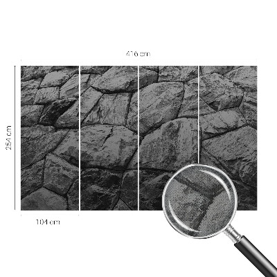 Självhäftande fototapet Stentexturer