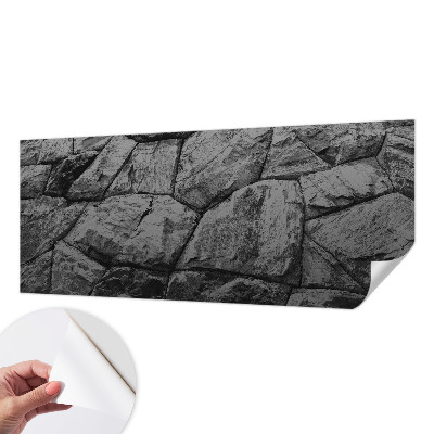 Självhäftande fototapet med stentexturer