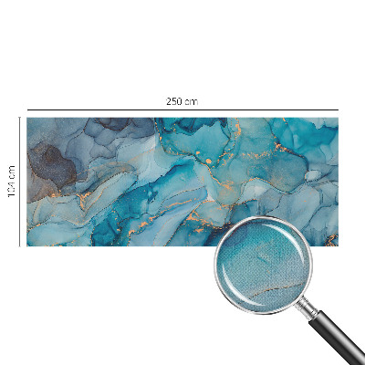 3D fototapet Blå abstraktion