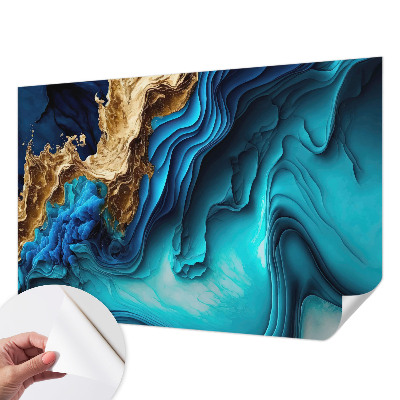 3D fototapet Energivågor