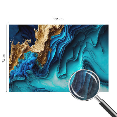 3D fototapet Energivågor