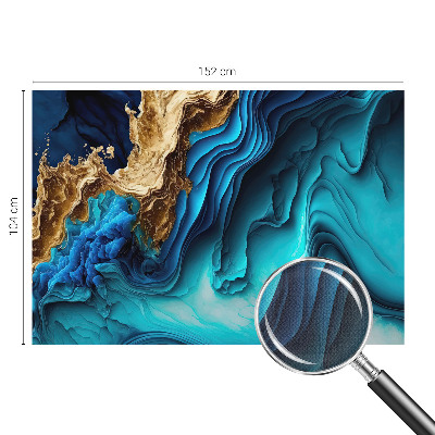 3D fototapet Energivågor