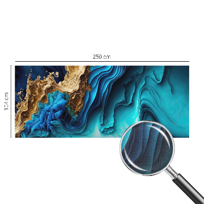 3D fototapet Energivågor