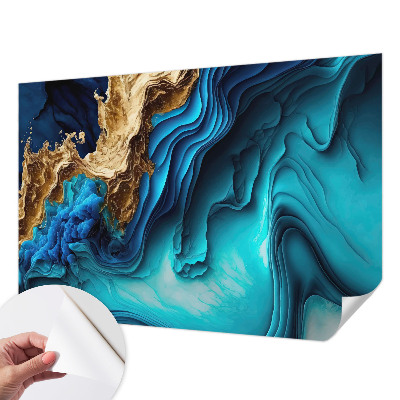 3D fototapet Energivågor