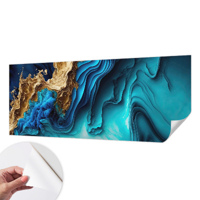 3D fototapet Energivågor