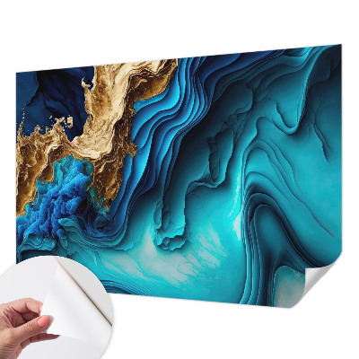 3D fototapet Energivågor